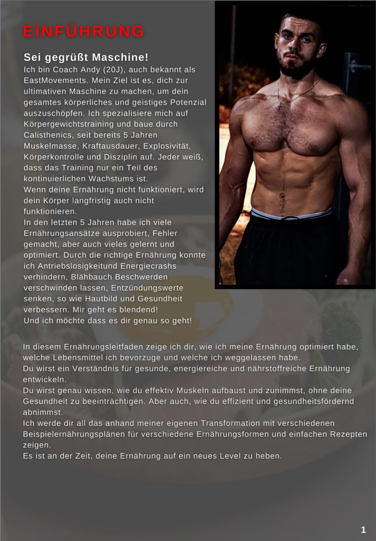 Eastmovements Ernährungsguide